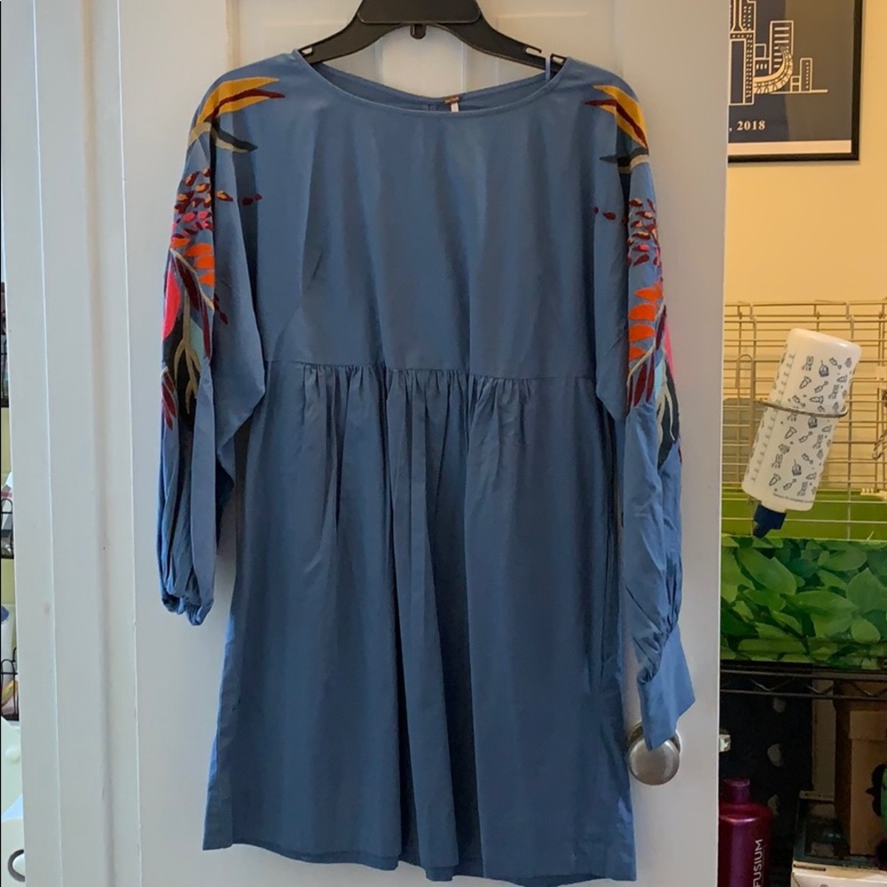 Free People Mini Obsessions Embroidered dress